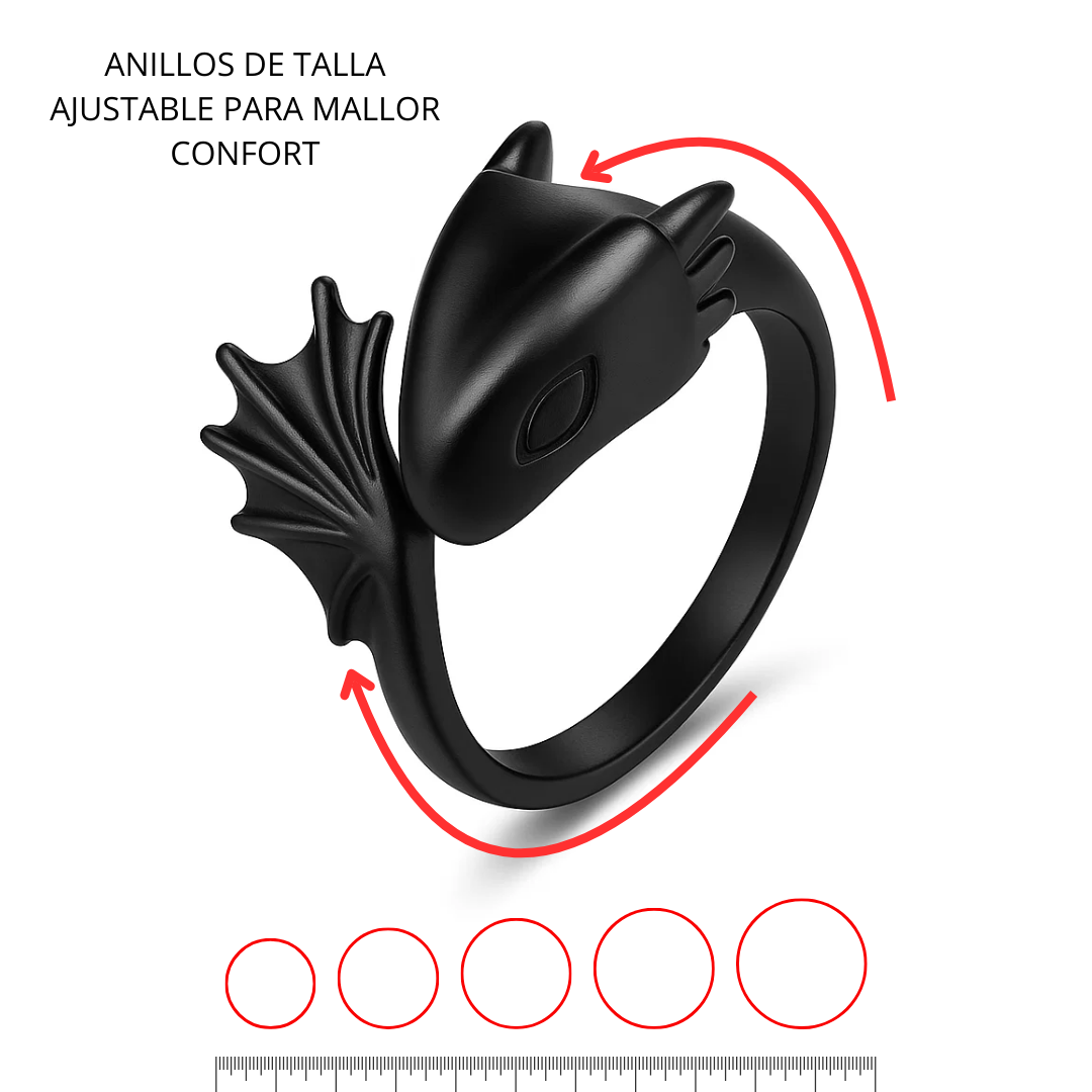 Anillos Furia Nocturna y Furia Luminosa