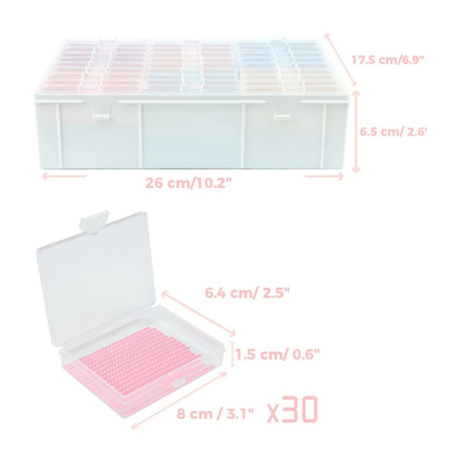 Drill Storage Organizer (30 Slots)